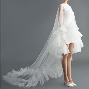 Chapel Cape Wedding Dress